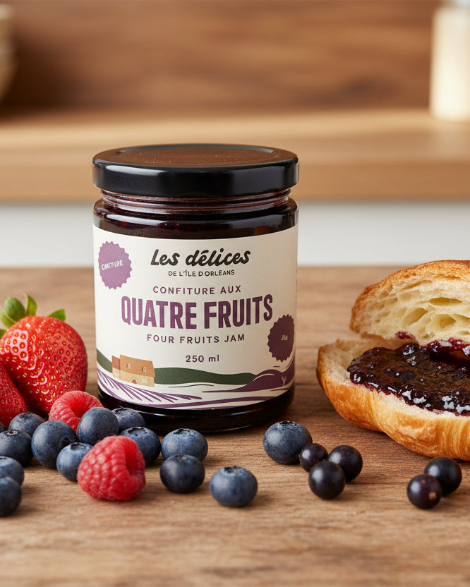 Confiture aux 4 Fruits