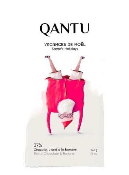 Tablette de chocolat "Vacances de Noël'' - Qantu