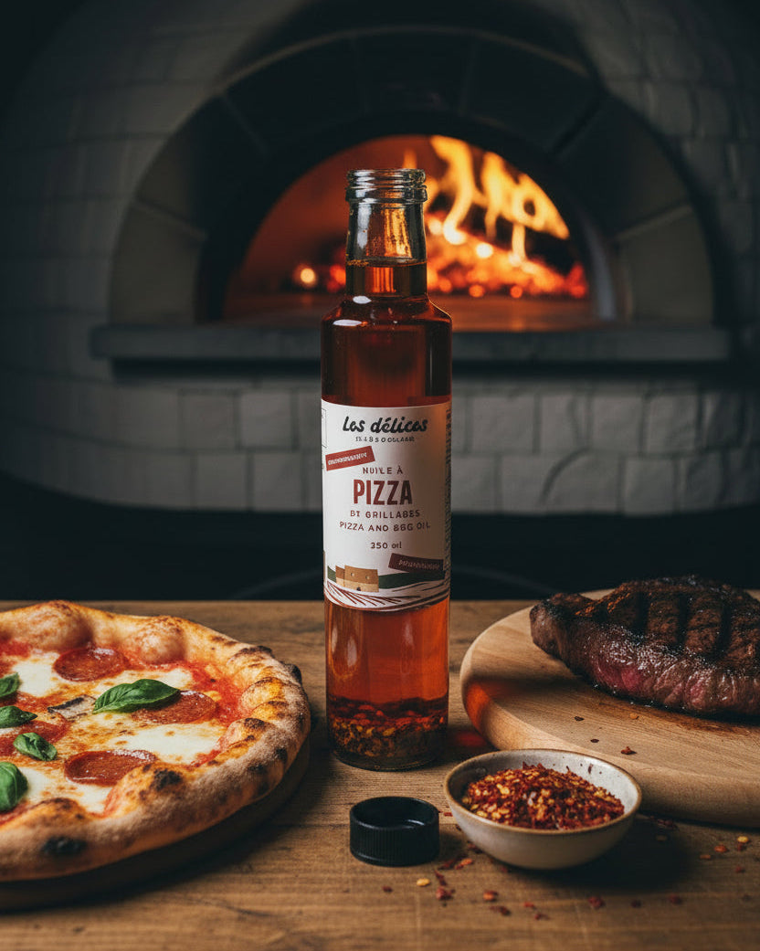 Huile à pizza & grillades