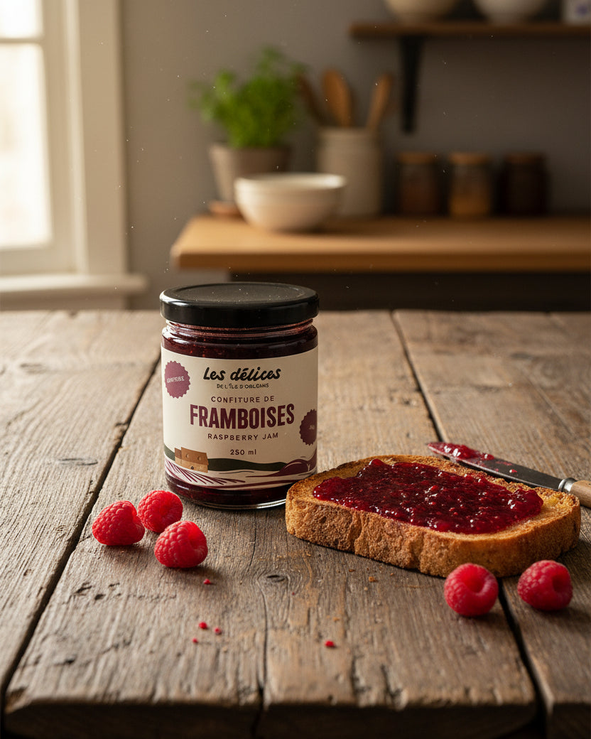 Confiture de framboises