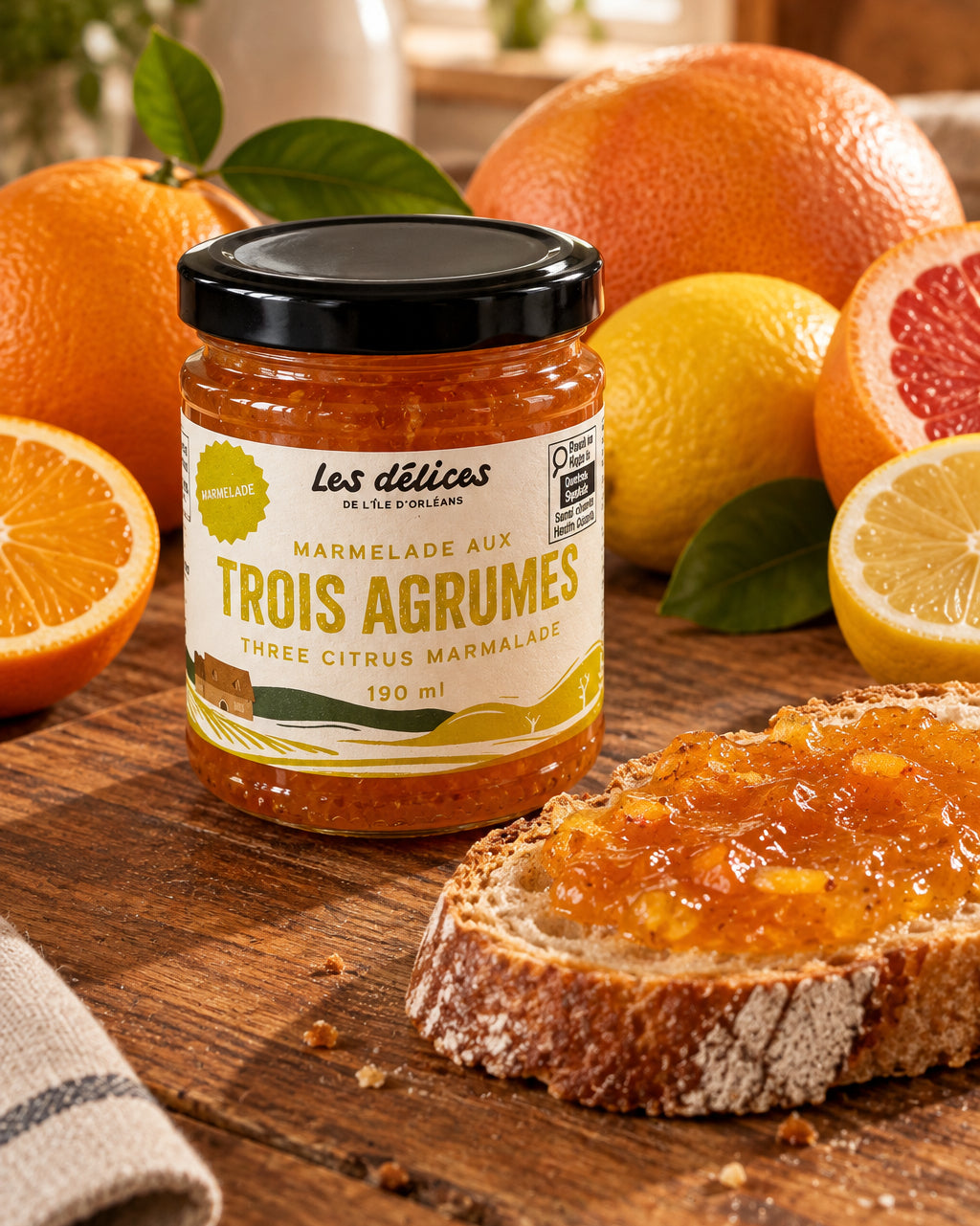 Marmelade aux 3 agrumes