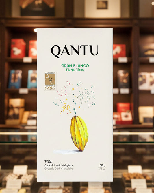 Tablette de chocolat "Gran Blanco 70%" - Qantu
