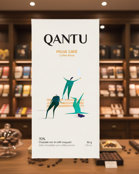 Tablette de chocolat "Pause Café 70% - Qantu