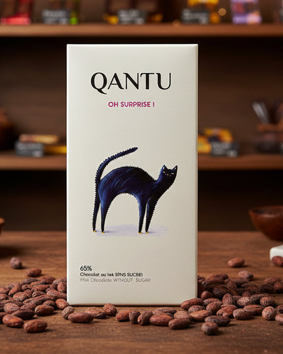 Tablette de chocolat au lait sans sucre "Oh Surprise!"