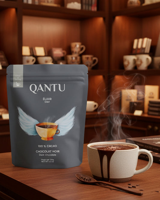 Chocolat à boire "Elixir 100%" - Qantu