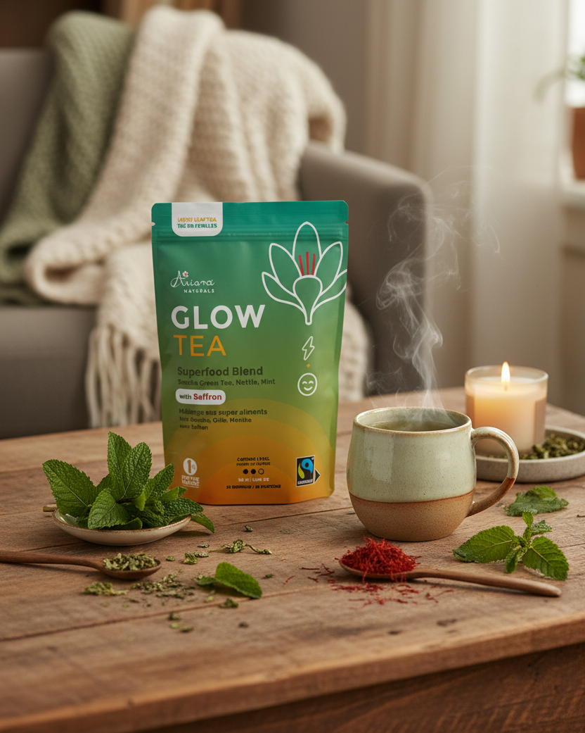 Green tea Sencha nettle and mint