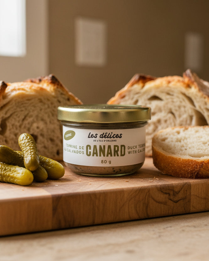 Terrine de canard au Calvados