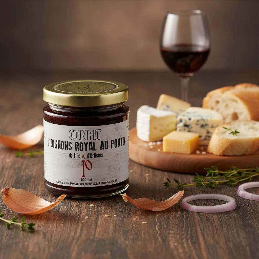 Confit d'oignons royal au Porto