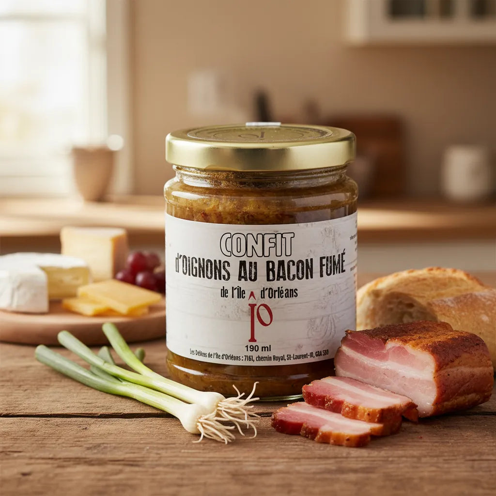 Confit d'oignons au bacon fumé