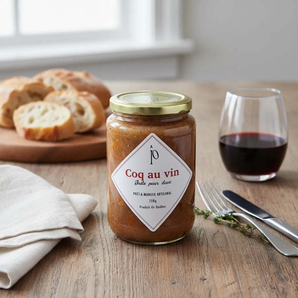 Coq au vin pour 2 - Prêt-à-manger