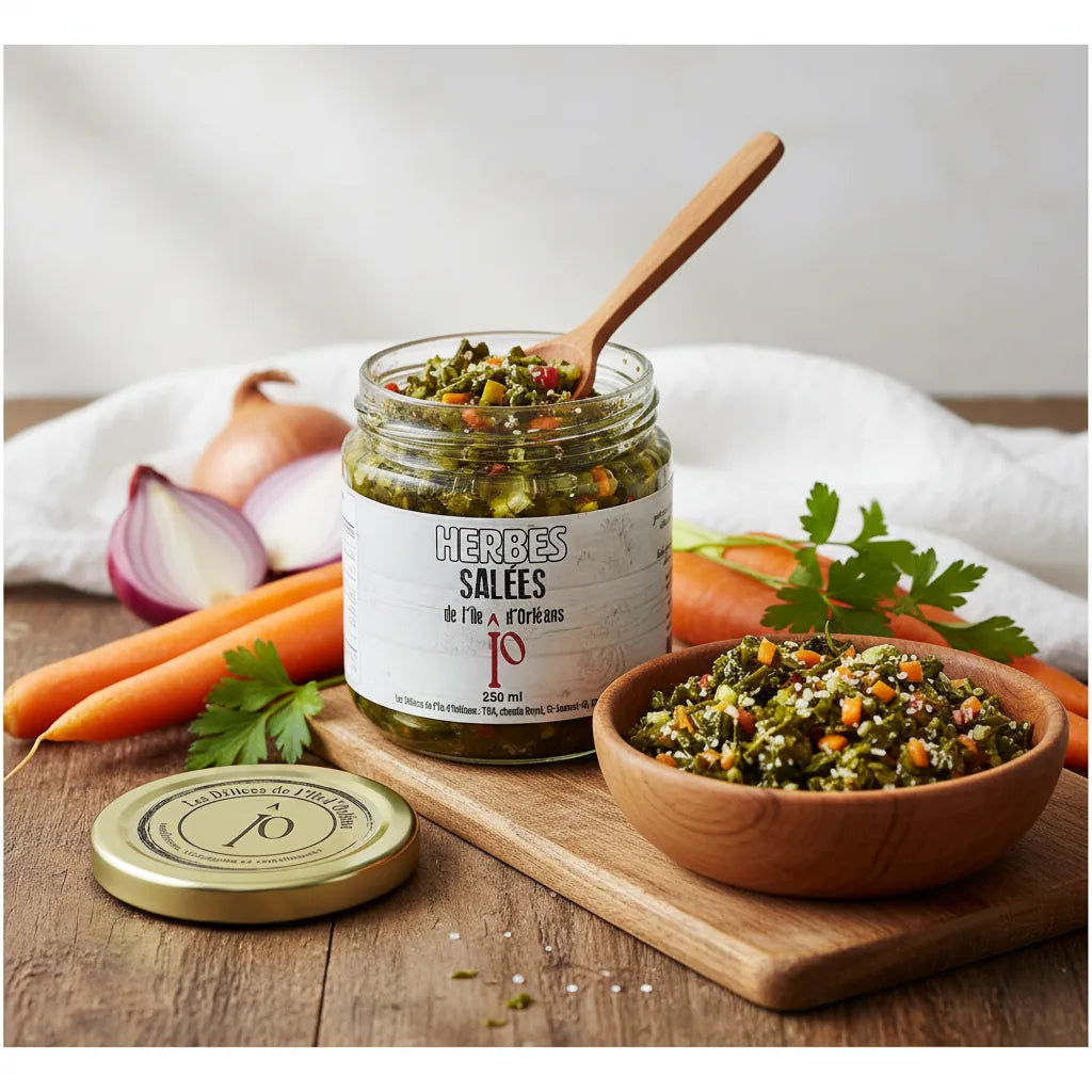 Salted herbs