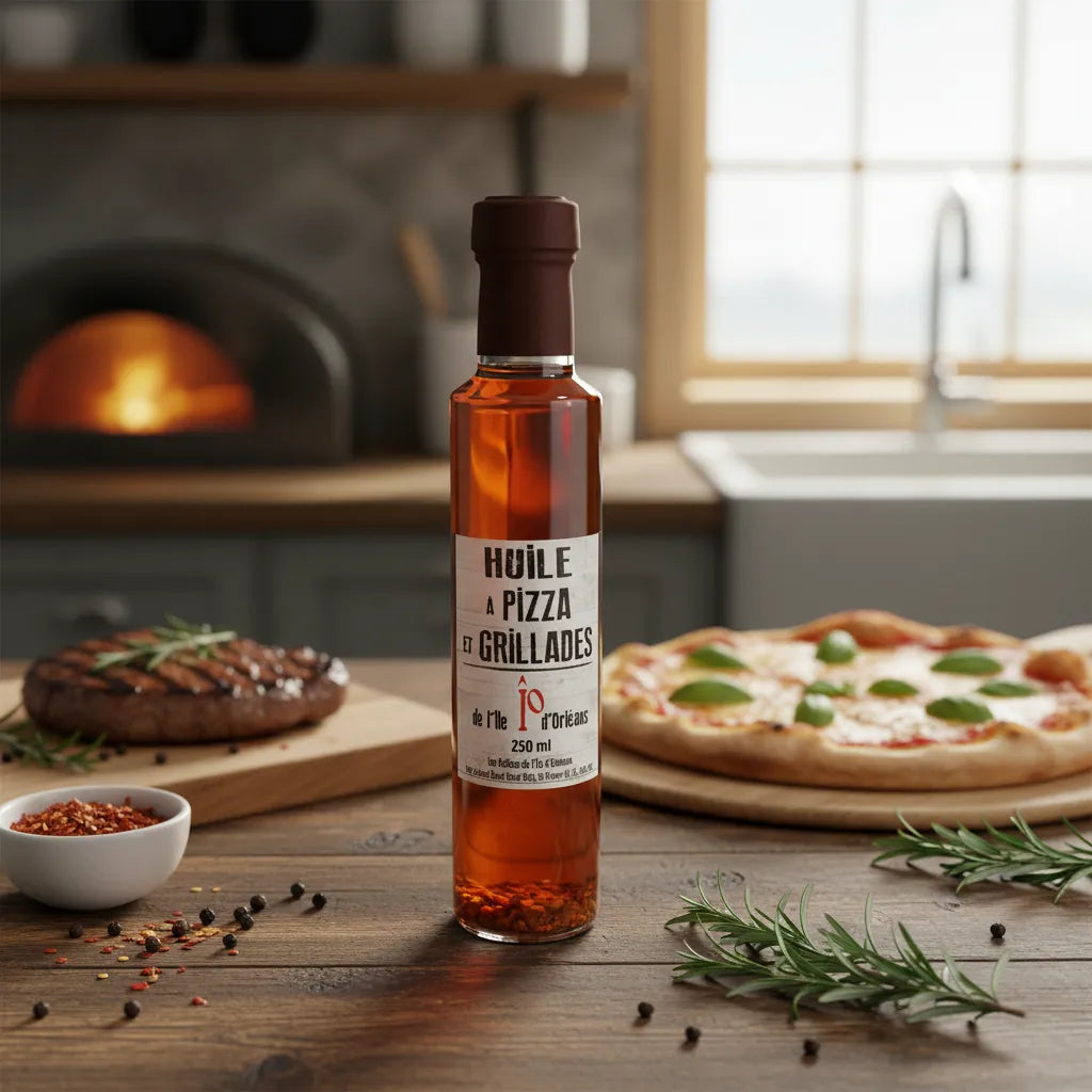 Huile à pizza & grillades