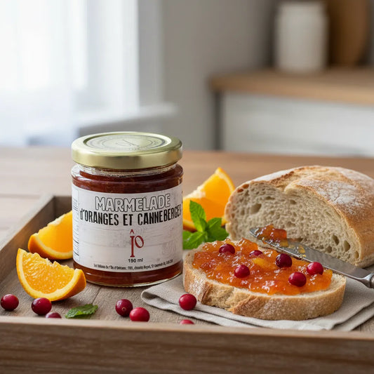 Marmelade d'oranges et canneberges