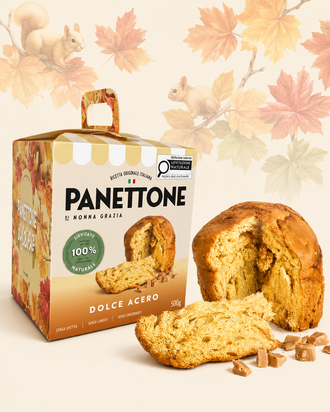 Panettone à l'érable - Nonna Grazia - 200g