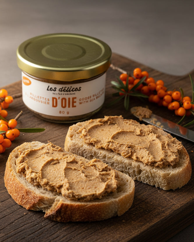 Rillettes d'oie à l`argousier