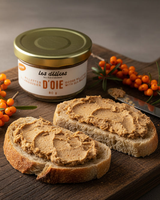 Rillettes d'oie à l`argousier