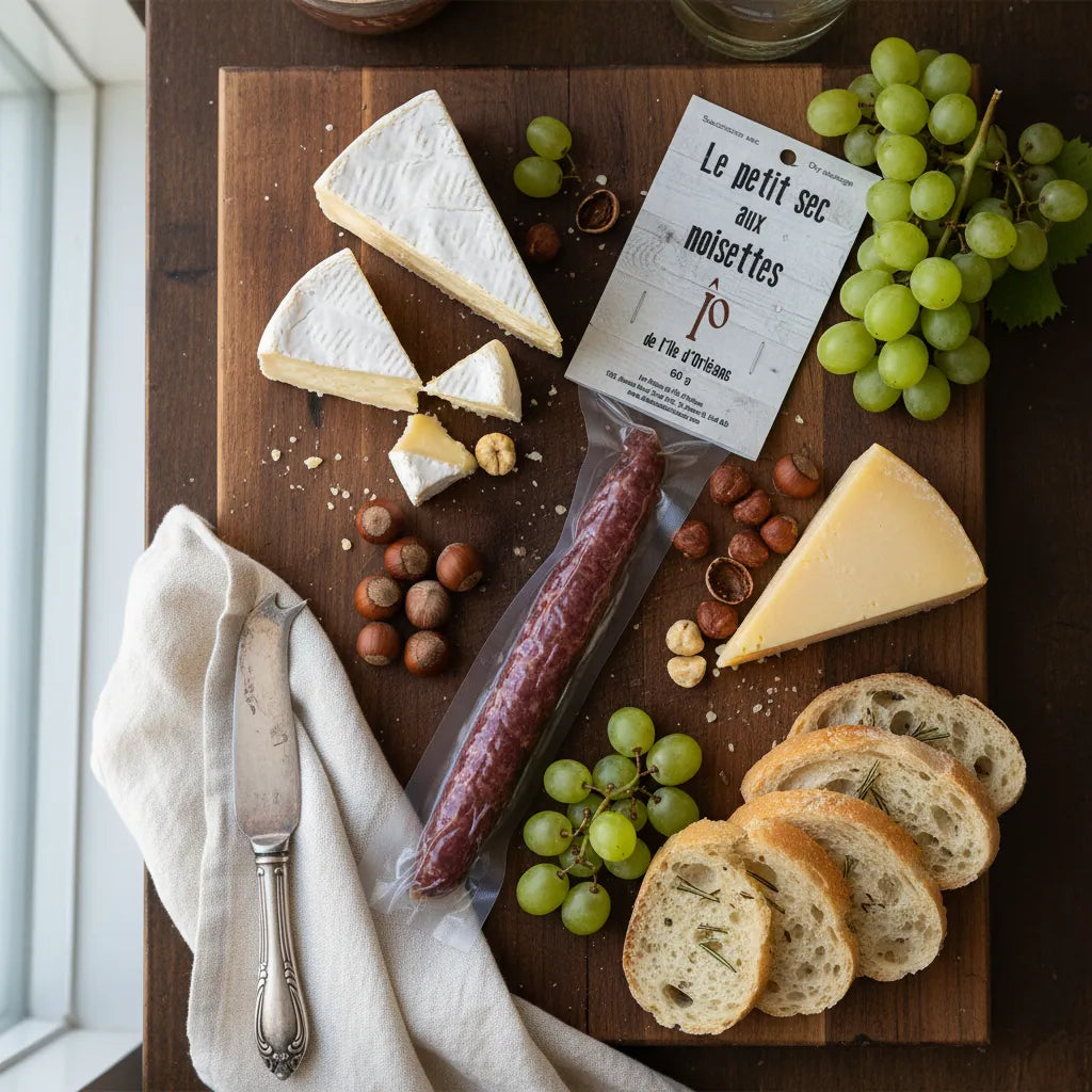 The Small Dry Sausage with Hazelnuts