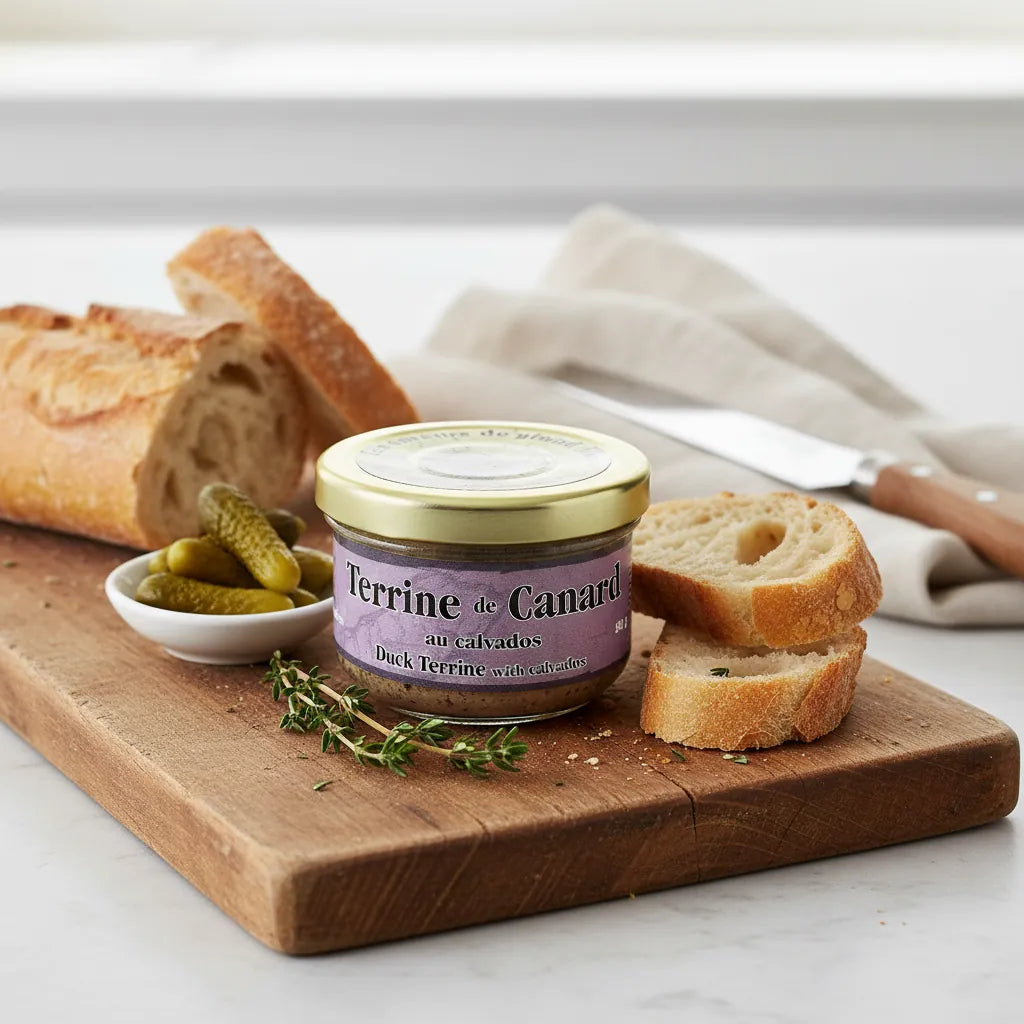 Terrine de canard au Calvados