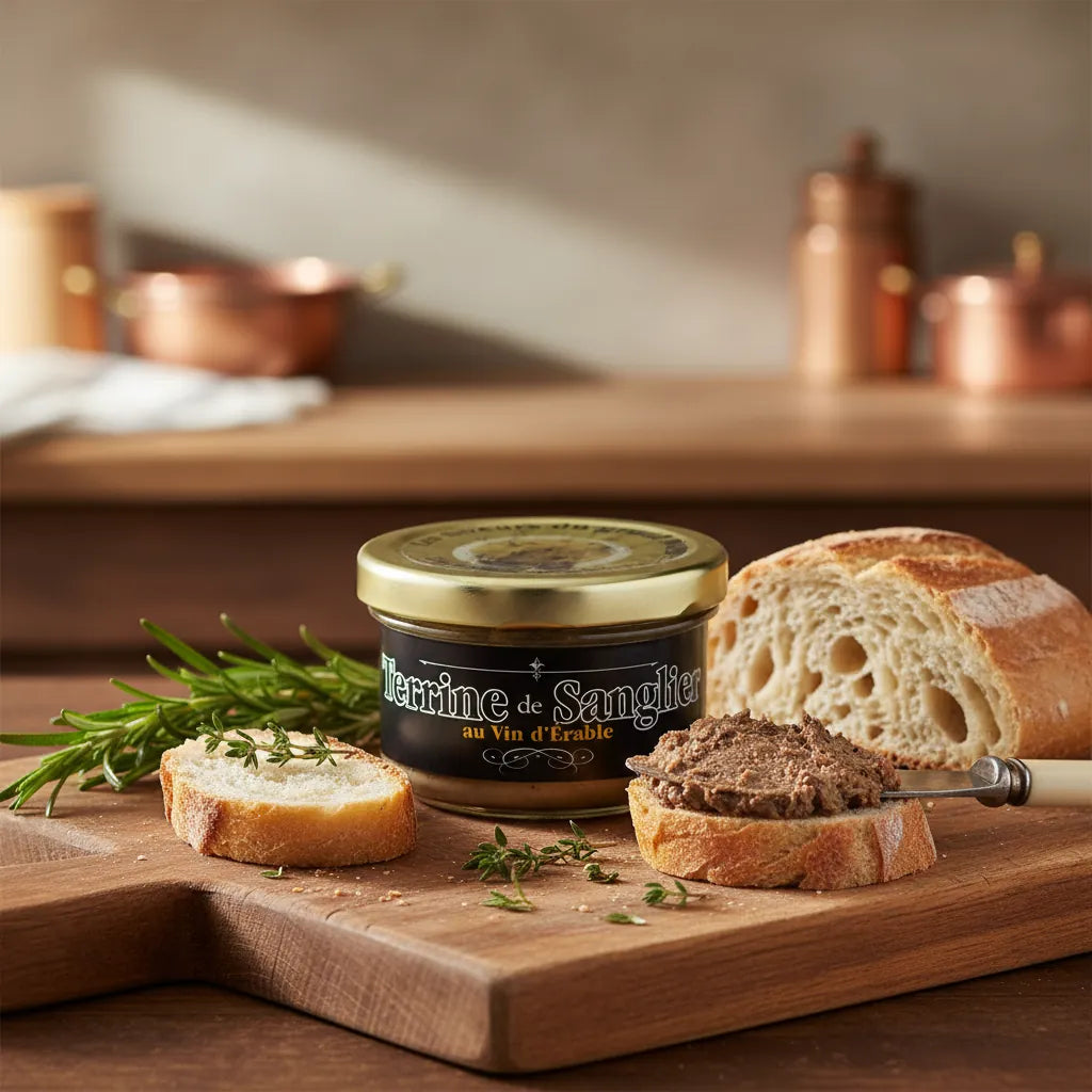 Terrine de sanglier au vin d'érable
