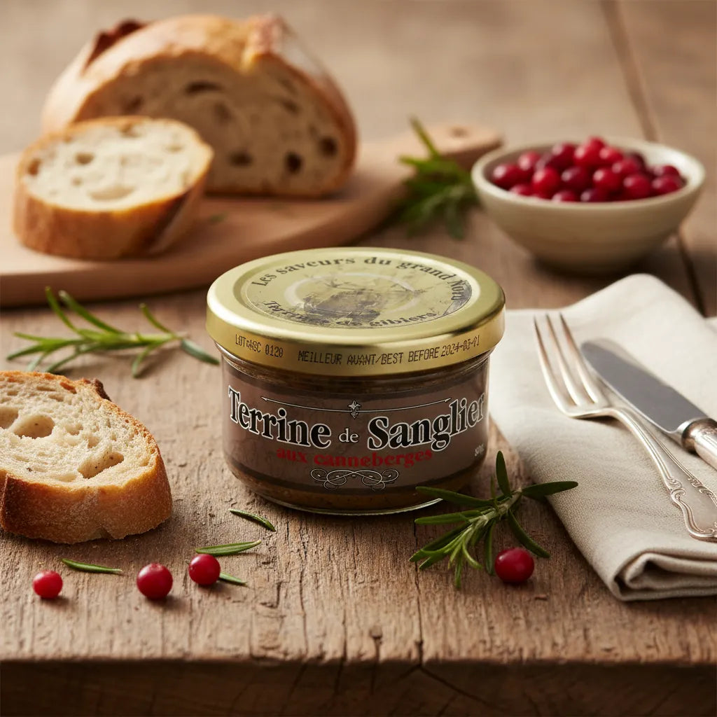 Terrine de sanglier aux canneberges