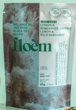 Tisanes boréales - Thé noir Earl Grey, Citron & Bergamote sauvage