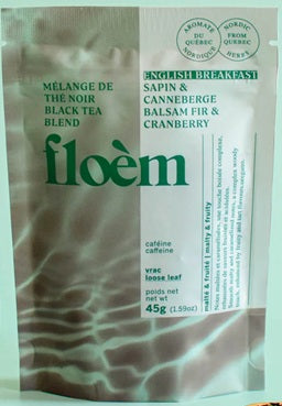 Tisanes boréales - Thé noir English Breakfast, Sapin & Canneberge