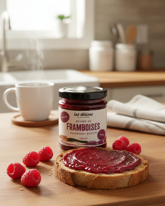 Beurre de framboises