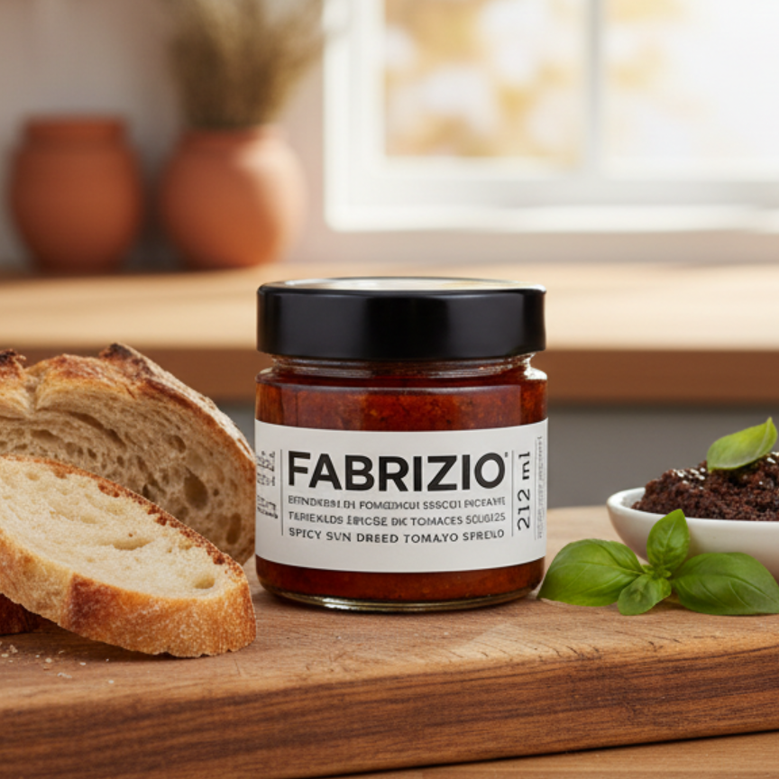 Spicy sundried tomato spread
