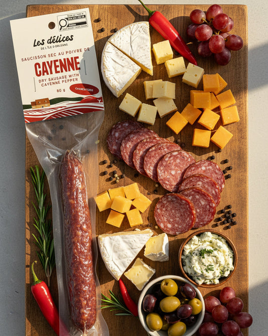 Saucisson sec au poivre de cayenne 80g