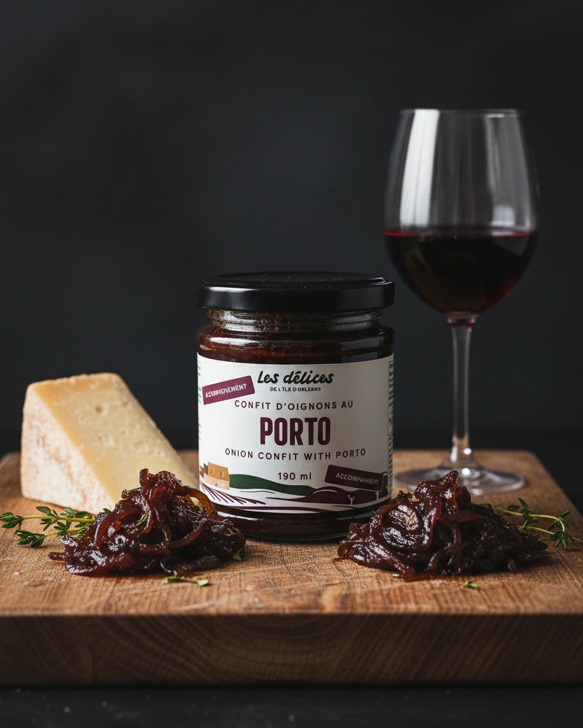 Royal onion confit with Port