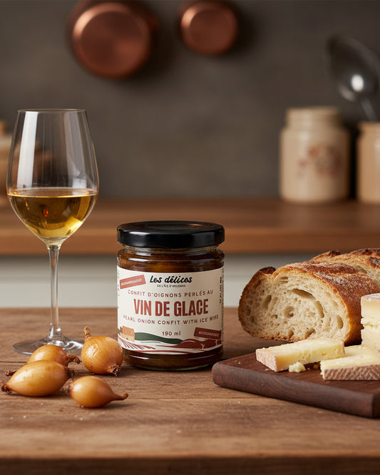 Confit d'oignons perlés au vin de glace