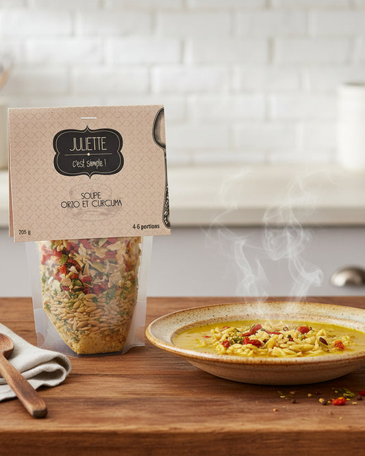 Orzo and Turmeric Soup - Juliette
