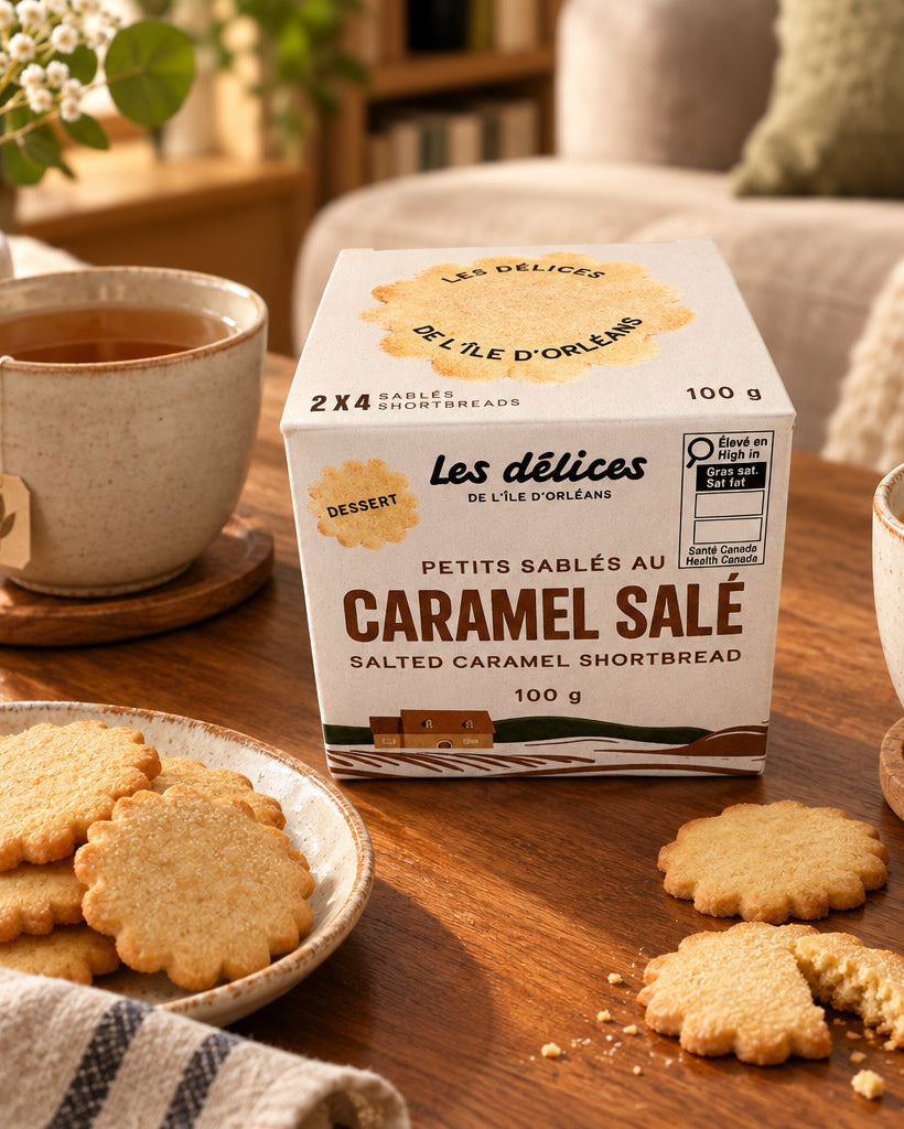 Petits sablés au caramel salé