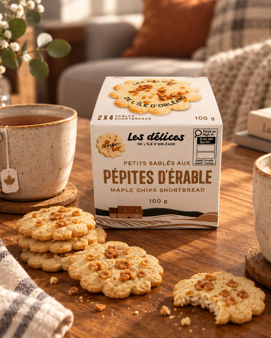 Petits sablés aux pépites d'érable