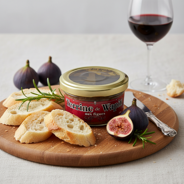 Terrine de wapiti aux figues