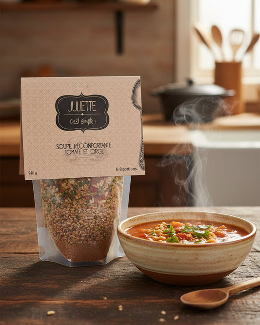 Comforting Tomato and Barley Soup - Juliette