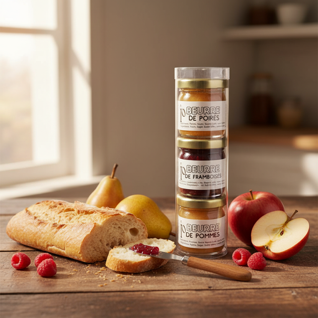 Trio of fruit butters