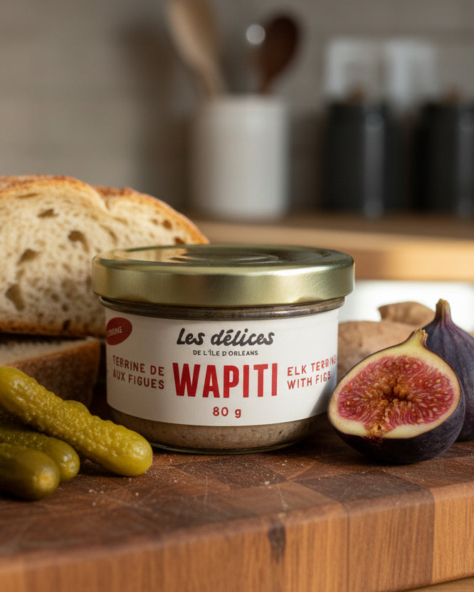 Terrine de wapiti aux figues